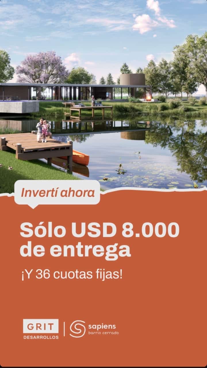 Lotes barrio privado Alvarez - Sapiens